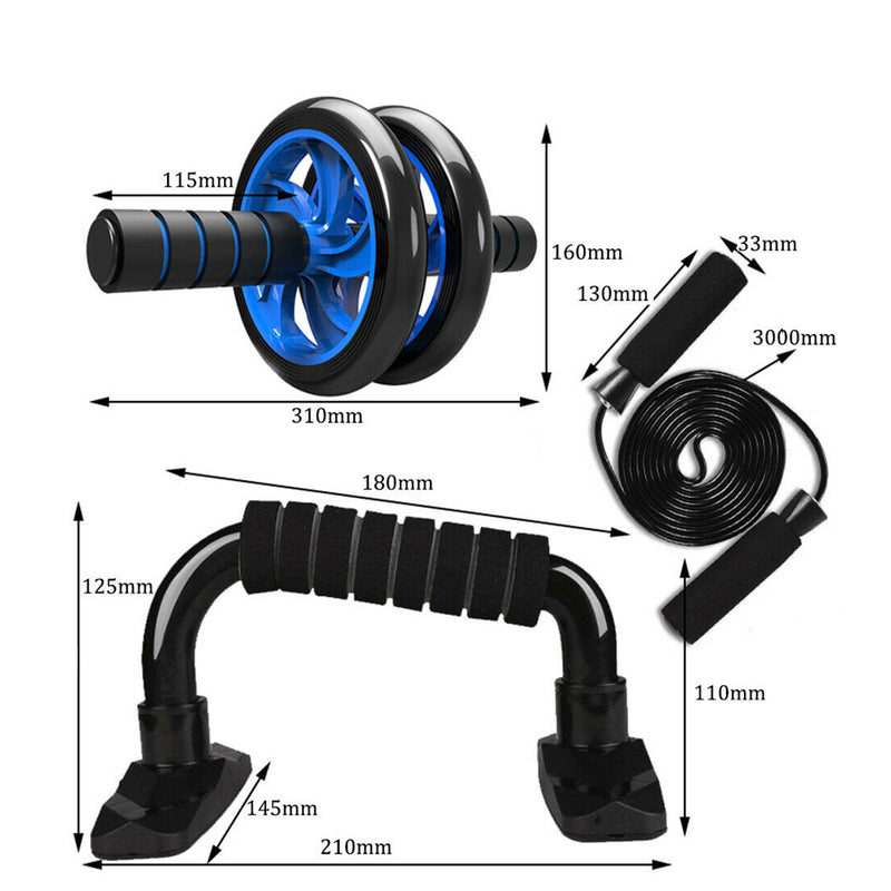5 In 1 Fitness Exercise Tools Set - Mystery Gadgets 5-in-1-fitness-exercise-tools-set, Ab Roller, Exercise Tools Set\\, Fitness Equipment, Push-Up Bar