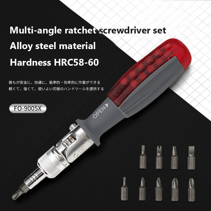 Rotatable Ratchet Screwdriver Set - Mystery Gadgets rotatable-ratchet-screwdriver-set, tools
