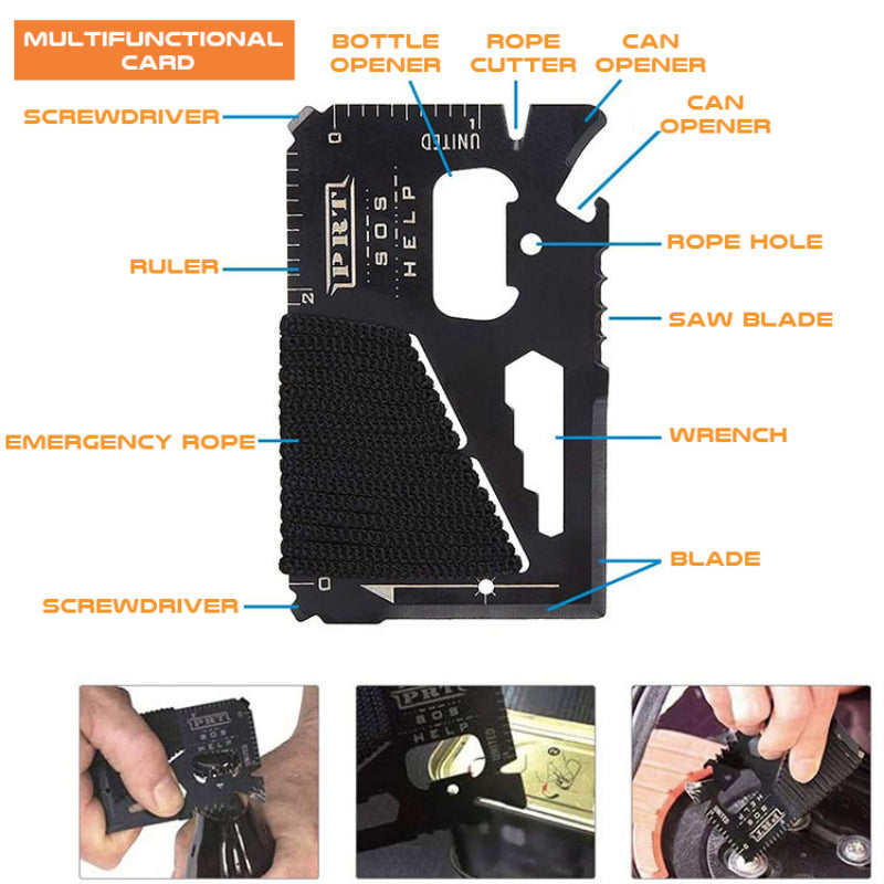 Multifunctional Survival Tool Set - Mystery Gadgets multifunctional-survival-tool-set, travel