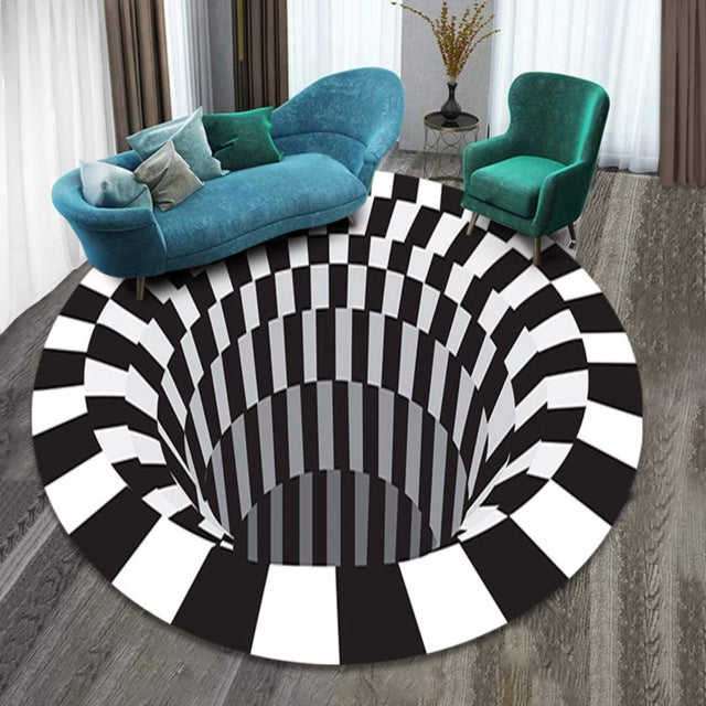 3D Vortex Illusion Carpet - Mystery Gadgets 3d-vortex-illusion-carpet, home, Home Decor