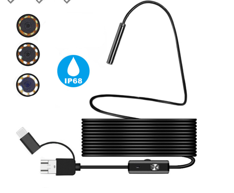 USB Endoscope Waterproof Inspection Camera - Mystery Gadgets usb-endoscope-waterproof-inspection-camera, Inspection Camera