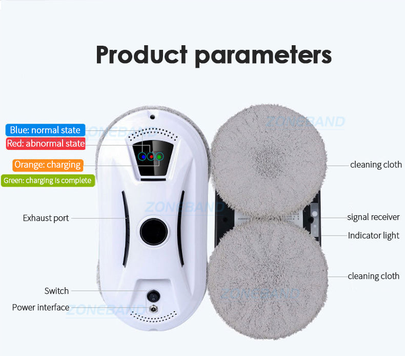 Electric Window Cleaner Robot - Mystery Gadgets electric-window-cleaner-robot, Gadgets