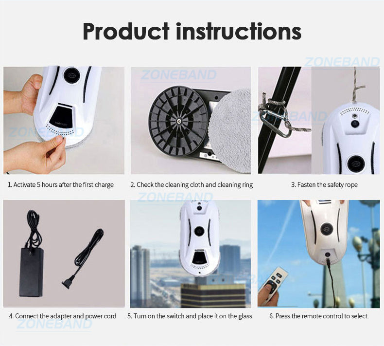 Electric Window Cleaner Robot - Mystery Gadgets electric-window-cleaner-robot, Gadgets