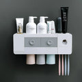 Wall-Mounted Toothpaste Dispenser Rack