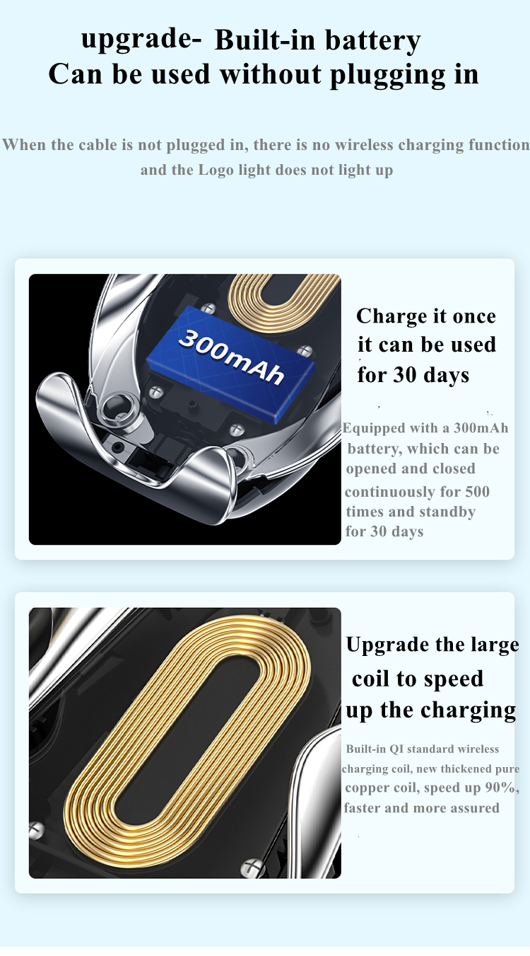 Magnetic Sensor Car Wireless Charging Bracket - Mystery Gadgets magnetic-sensor-car-wireless-charging-bracket, Car Accessories