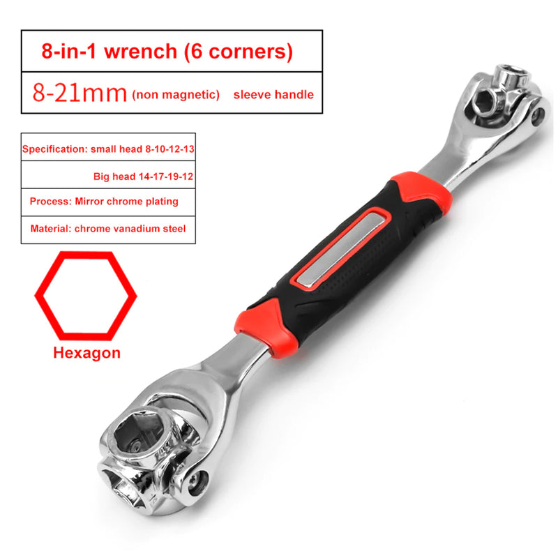 8-In-1 Multi-Function Wrench - Mystery Gadgets 8-in-1-multi-function-wrench, Tool, Wrench