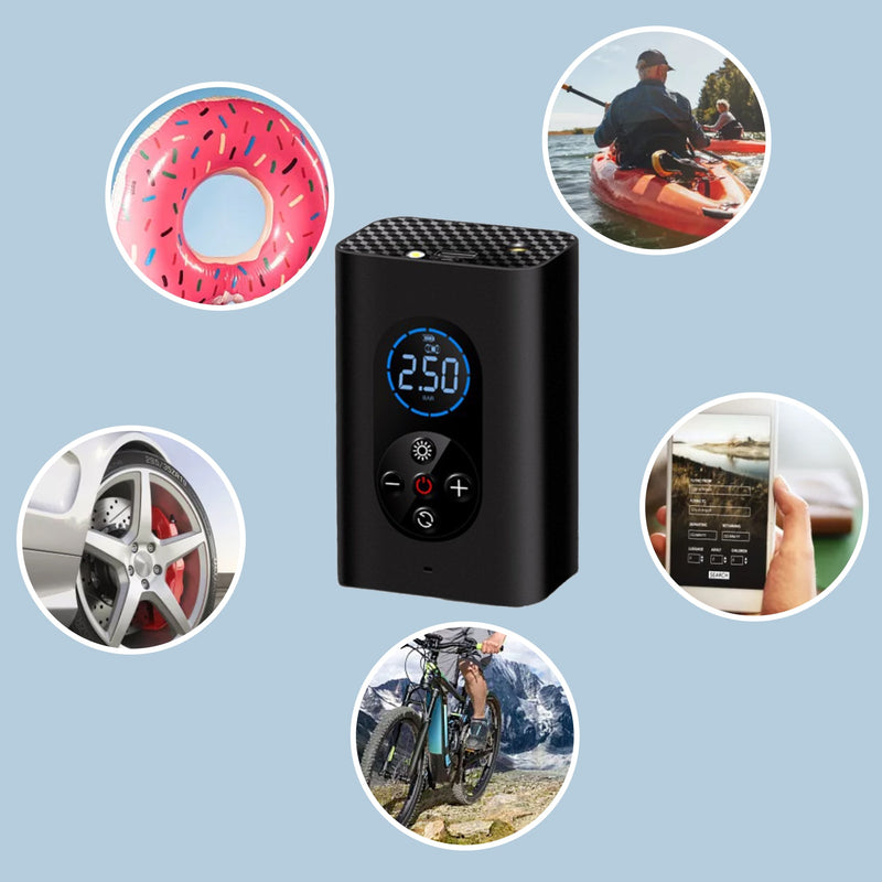 Portable Wireless Air Pump - Mystery Gadgets portable-wireless-air-pump, Car Accessories