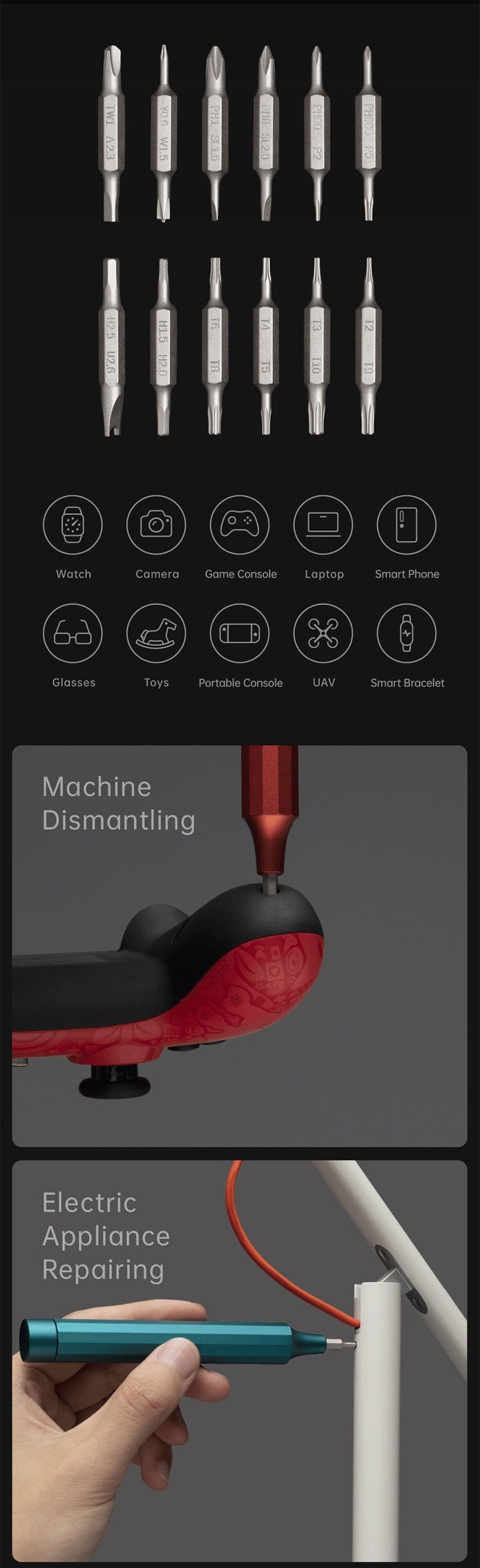 Multi-functional Screwdriver Combination Set - Mystery Gadgets multi-functional-screwdriver-combination-set, tools