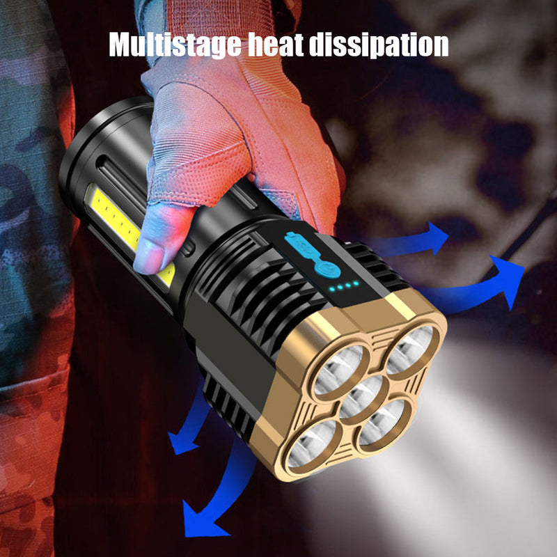 Rechargeable Super Bright Flashlight - Mystery Gadgets rechargeable-super-bright-flashlight, Camping, Gadgets, Outdoor