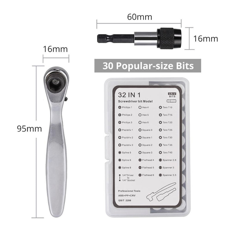32 in 1 Precision Screwdriver Kit - Mystery Gadgets 32-in-1-precision-screwdriver-kit, Tools