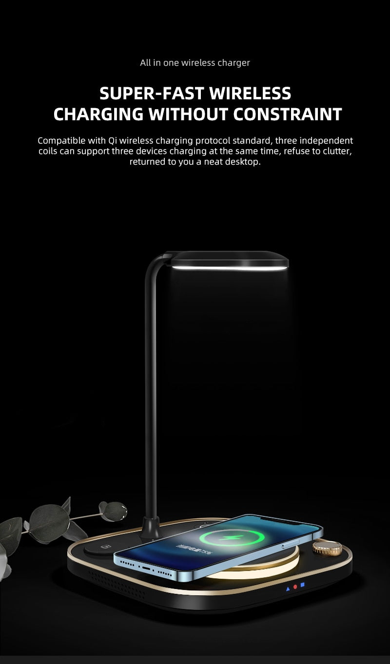 15W Quick Charger Desk Lamp - Mystery Gadgets 15w-quick-charger-desk-lamp, Mobile & Accessories
