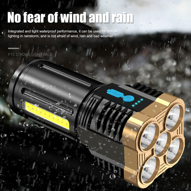 Rechargeable Super Bright Flashlight - Mystery Gadgets rechargeable-super-bright-flashlight, Camping, Gadgets, Outdoor