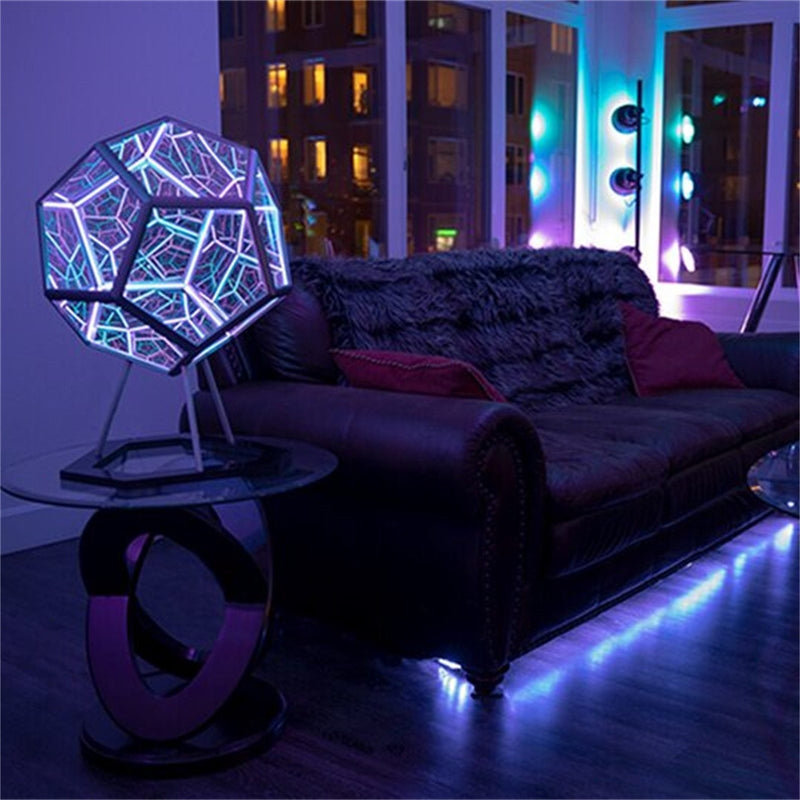 Infinite Dodecahedron Color Art Light - Mystery Gadgets infinite-dodecahedron-color-art-light, Home Decor
