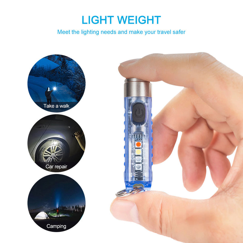 Rechargeable Magnetic Keychain Flashlight - Mystery Gadgets rechargeable-magnetic-keychain-flashlight, Keychain Flashlight