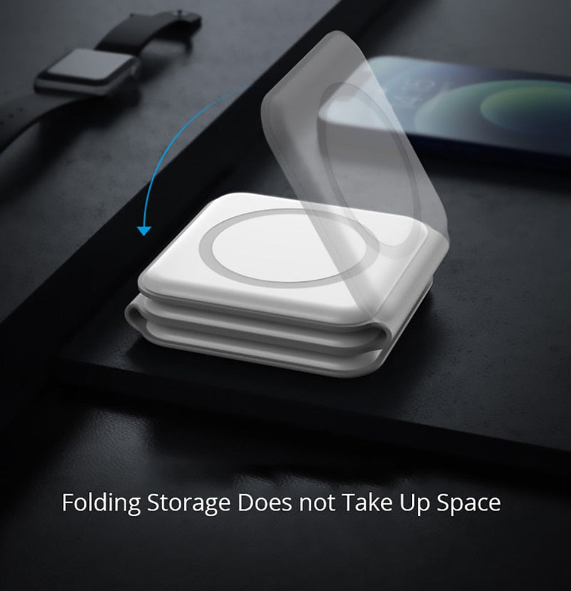Three In One Wireless Charger - Mystery Gadgets three-in-one-wireless-charger, Gadget, mobile accessories