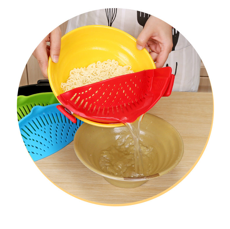 Clips Silicone Pots Drainer - Mystery Gadgets clips-silicone-pots-drainer, kitchen, Pots Drainer