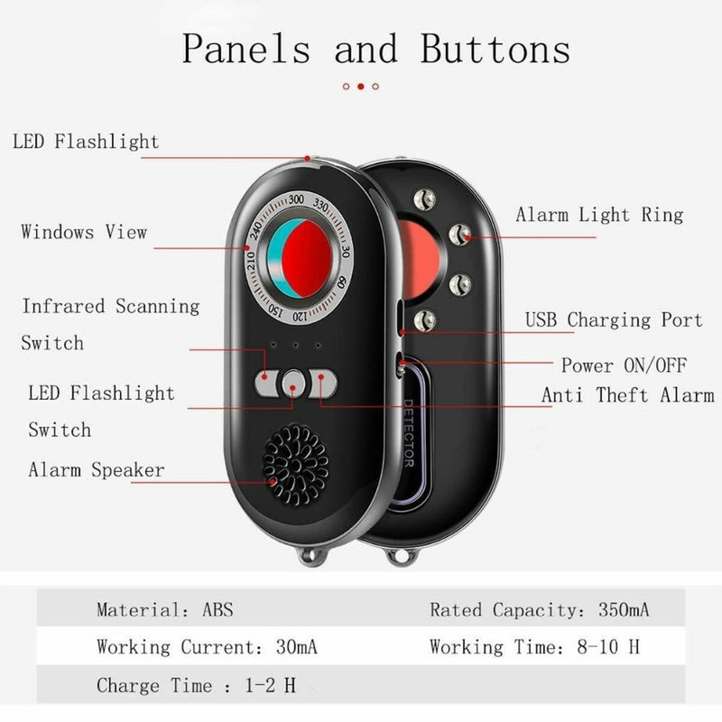 3-in-1 Portable Infrared Safesound Personal Alarm - Mystery Gadgets 3-in-1-portable-infrared-safesound-personal-alarm, Gadget, Safety, USB charging