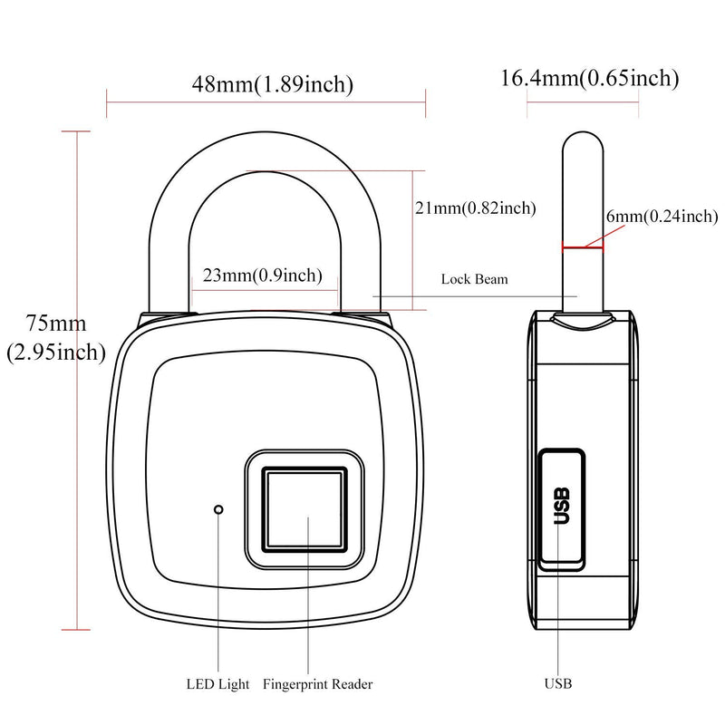 Smart Fingerprint Lock - Mystery Gadgets smart-fingerprint-lock, home