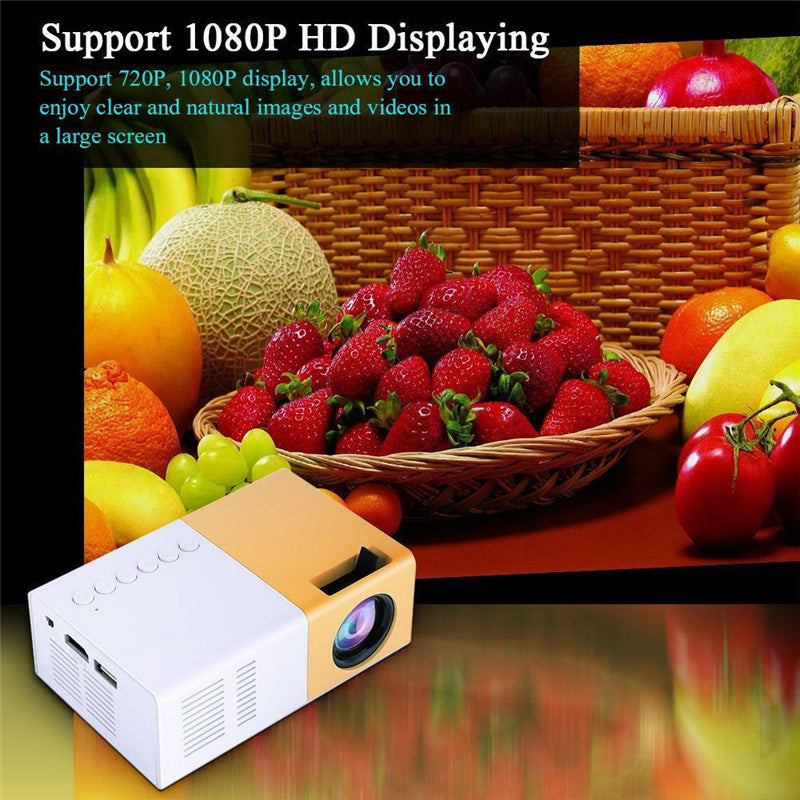 Mini Portable Projector 1080p - Mystery Gadgets mini-portable-projector-1080p, Computer & Accessories, Gadget, Gift, Home & Kitchen, Office