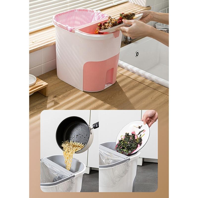 Dry And Wet Separation Drain Trash Bin - Mystery Gadgets dry-and-wet-separation-drain-trash-bin, Home & Kitchen