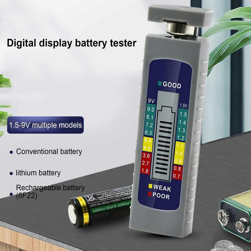 Digital Display Battery Tester - Mystery Gadgets digital-display-battery-tester, Gadget, tools