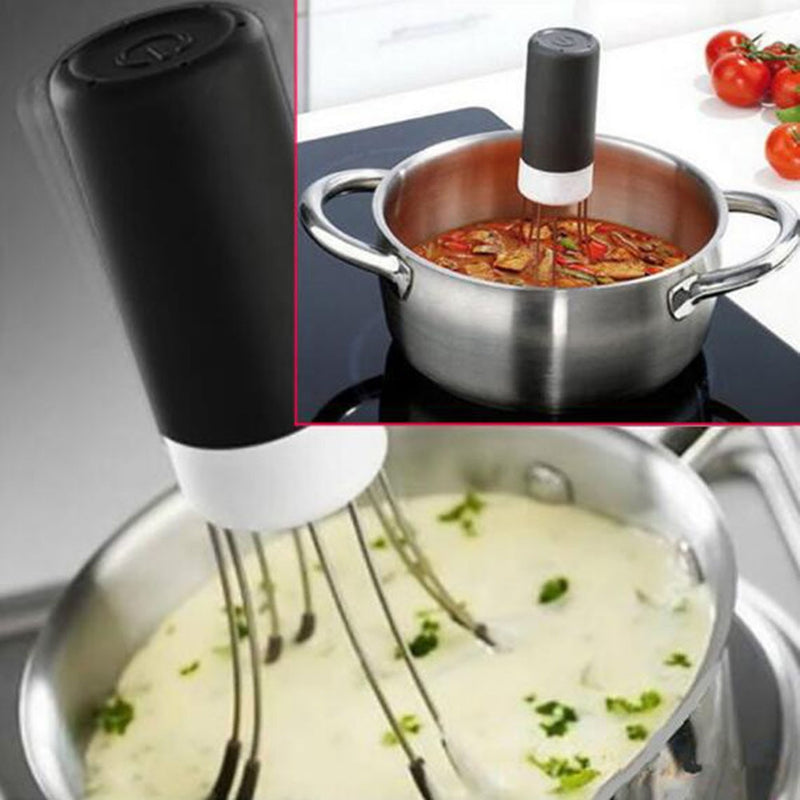 Automatic Whisk Stir Stick Food Blender Kitchen Utensil Stirrer Triangle  Mixing Egg Beaters Sauce Soup Mixer Cooking Gadgets