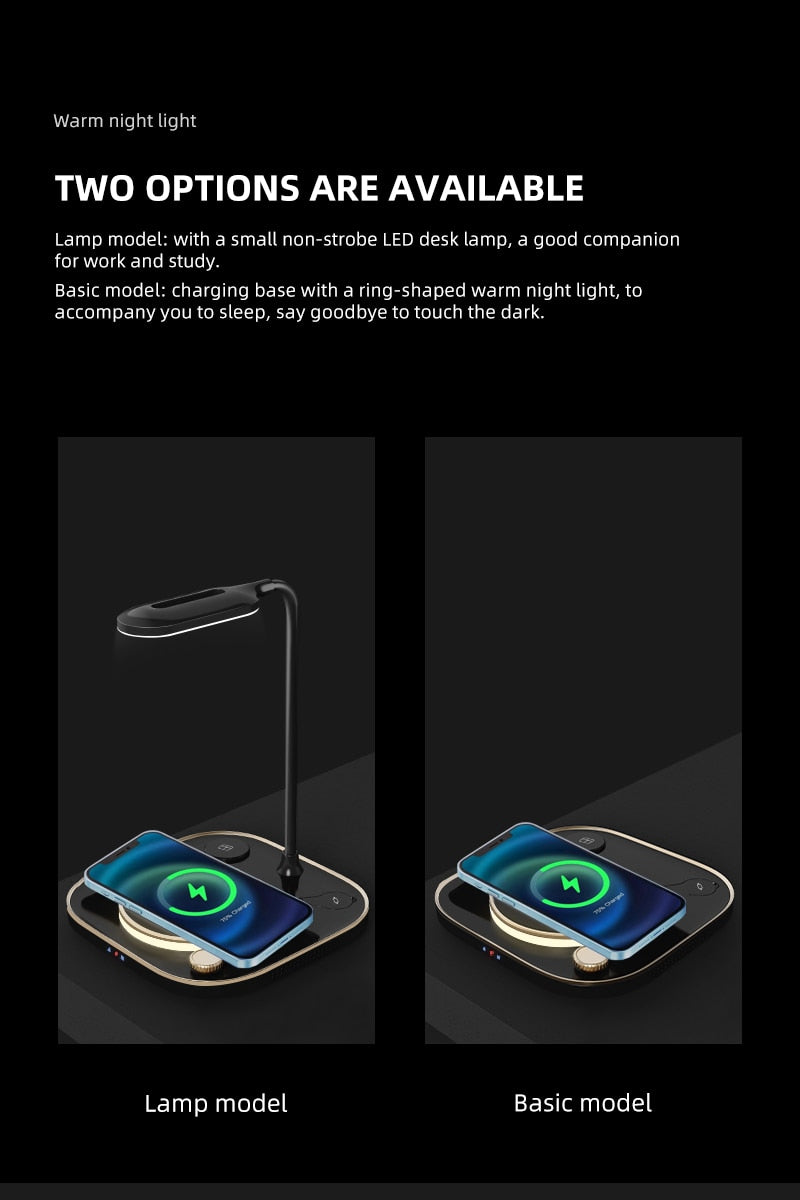 15W Quick Charger Desk Lamp - Mystery Gadgets 15w-quick-charger-desk-lamp, Mobile & Accessories