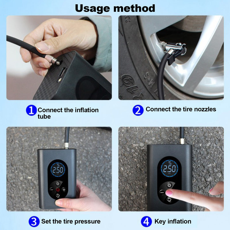 Portable Wireless Air Pump - Mystery Gadgets portable-wireless-air-pump, Car Accessories