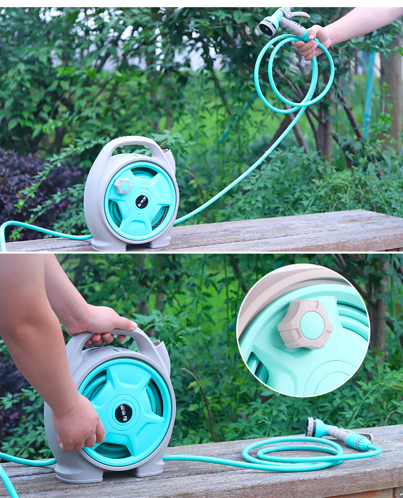 Portable Pipe Hose Reel Spray Gun Set - Mystery Gadgets portable-pipe-hose-reel-spray-gun-set, Hose Reel Spray Gun Set