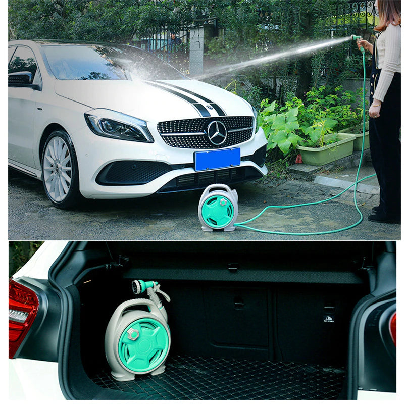 Portable Pipe Hose Reel Spray Gun Set - Mystery Gadgets portable-pipe-hose-reel-spray-gun-set, Hose Reel Spray Gun Set