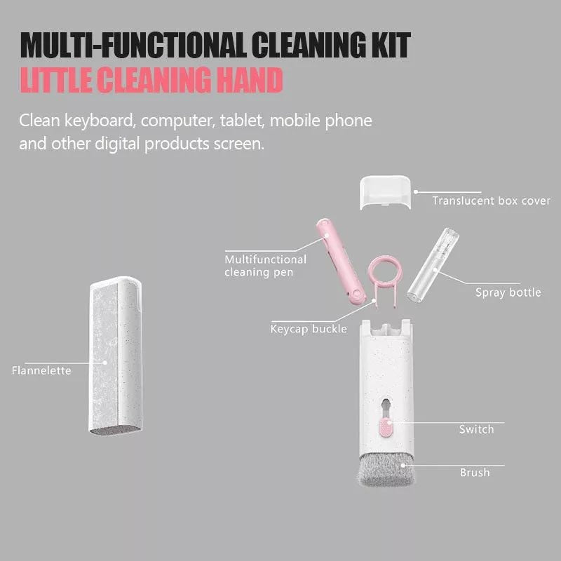 7-in-1 Computer Keyboard Cleaner Kit - Mystery Gadgets 7-in-1-computer-keyboard-cleaner-kit-1, Gadgets