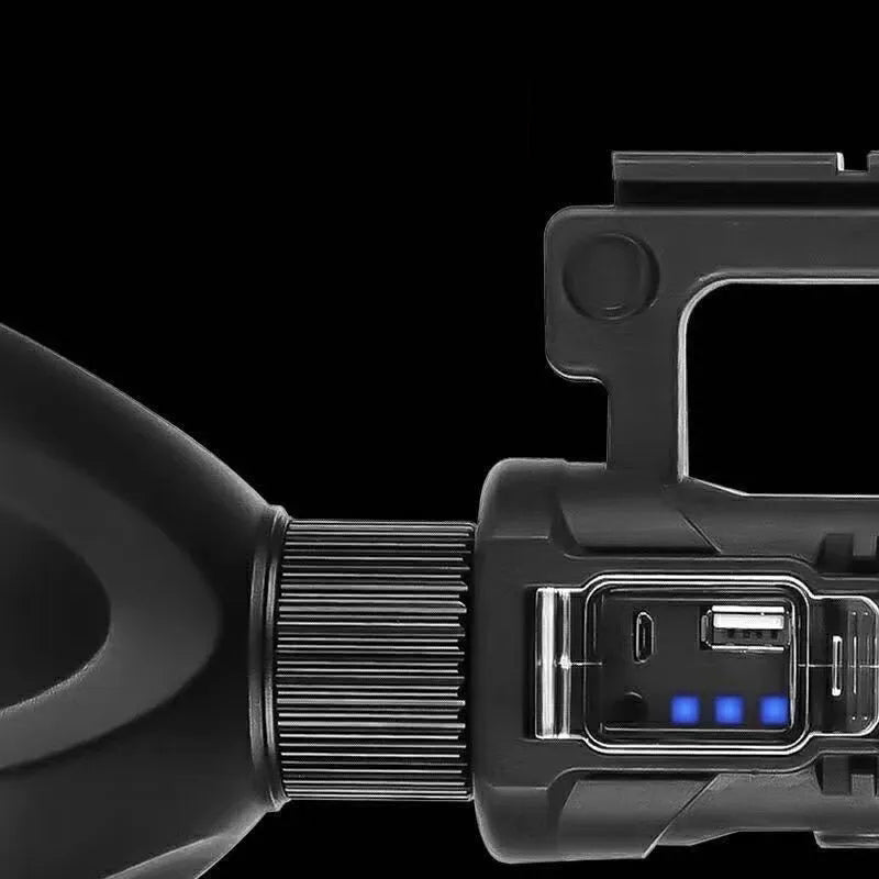 Rechargeable High Power LED Torch Light - Mystery Gadgets rechargeable-high-power-led-torch-light, 