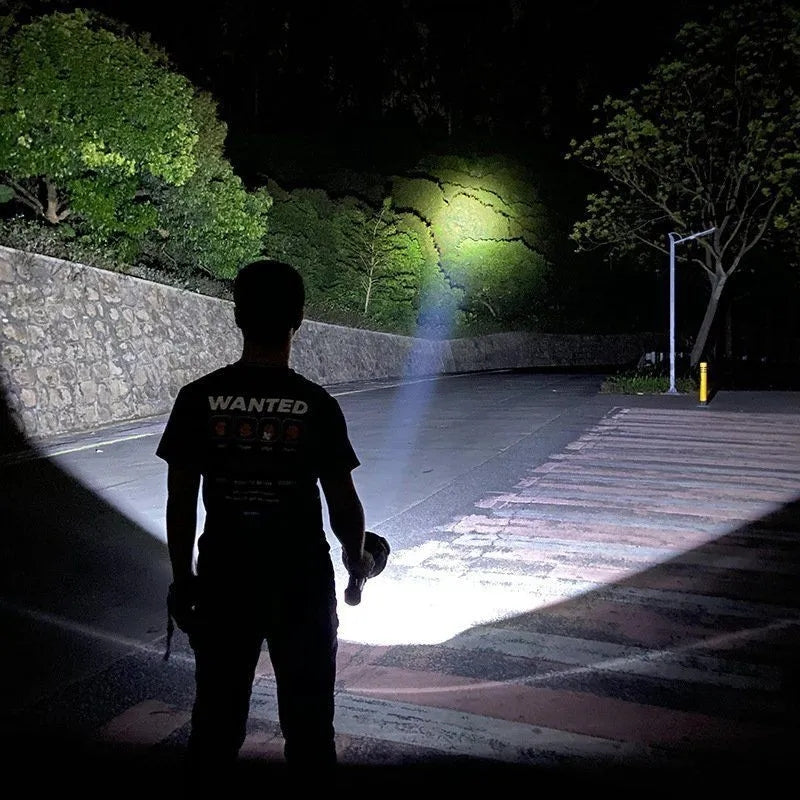 Rechargeable High Power LED Torch Light - Mystery Gadgets rechargeable-high-power-led-torch-light, 