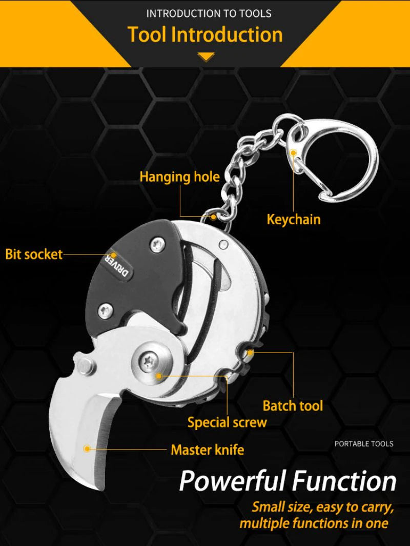 Portable Keychain Multi-Tool - Mystery Gadgets portable-keychain-multi-tool, all, Multi-tool