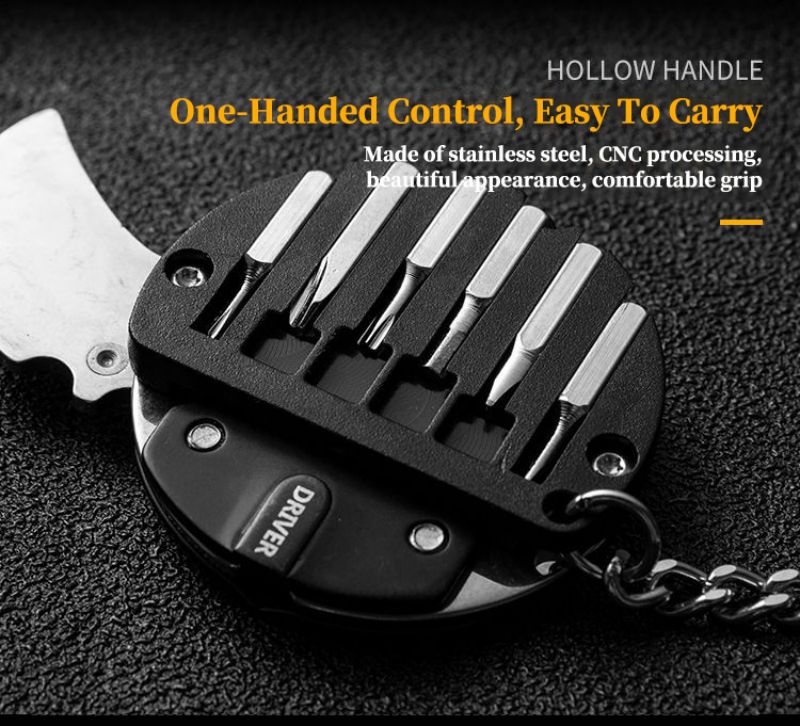 Portable Keychain Multi-Tool - Mystery Gadgets portable-keychain-multi-tool, all, Multi-tool
