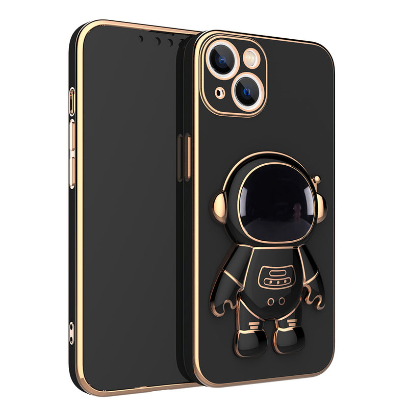 Electroplated Astronaut Folding Stand Phone Case - Mystery Gadgets electroplated-astronaut-folding-stand-phone-case, Phone Case