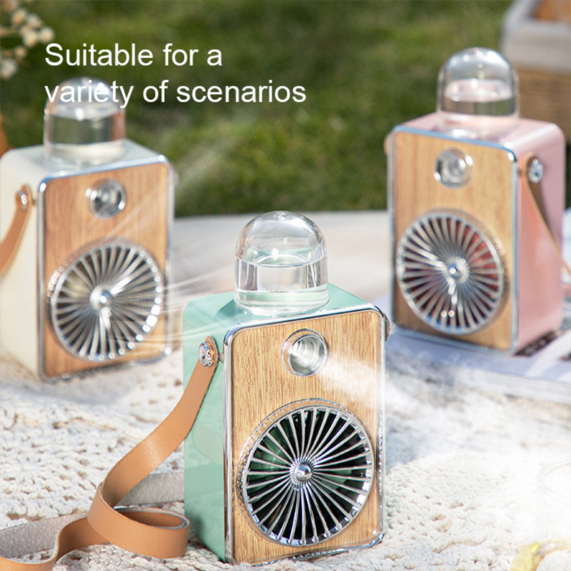 Rechargeable Cooling Fan with Spray Humidifier - Mystery Gadgets rechargeable-cooling-fan-with-spray-humidifier, Rechargeable Cooling Fan