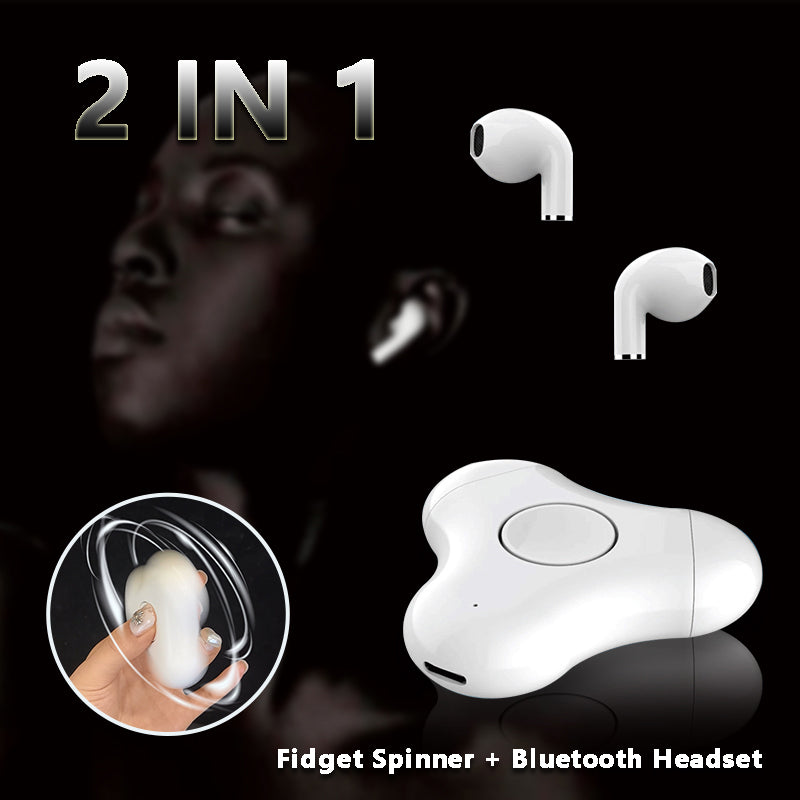 2-In-1 Fidget Spinner Bluetooth Headset - Mystery Gadgets 2-in-1-fidget-spinner-bluetooth-headset, Gadgets