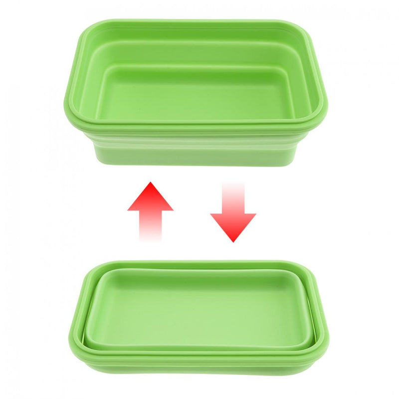 4 Pcs Silicone Collapsible Food Container - Mystery Gadgets 4-pcs-silicone-collapsible-food-container, Home & Kitchen, kitchen, Kitchen & Dining