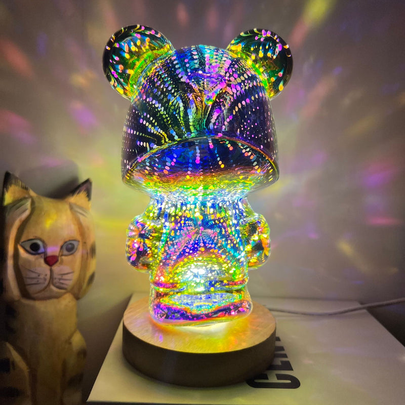 Firework Bear Atmosphere Lamp - Mystery Gadgets firework-bear-atmosphere-lamp, Home Decor