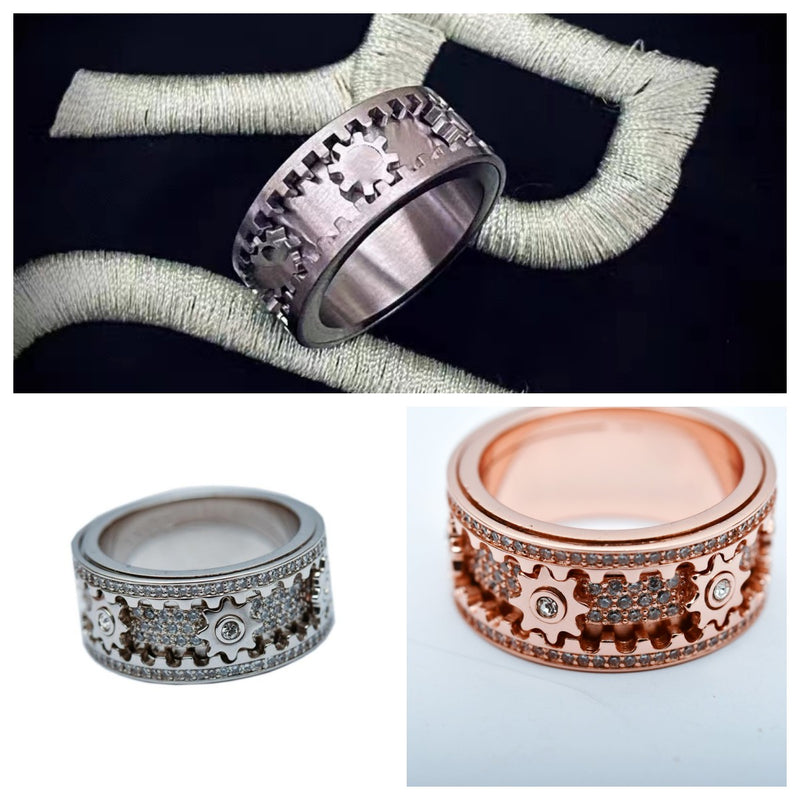 Fidget Gear Ring - Mystery Gadgets fidget-gear-ring, Fashion