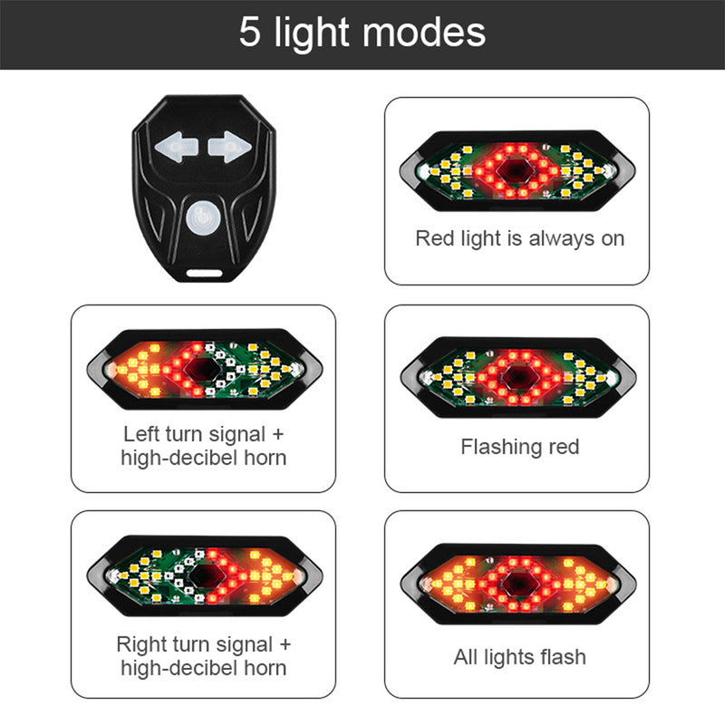 Bicycle RC Signal Light - Mystery Gadgets bicycle-rc-signal-light, Bicycle, RC Signal Light