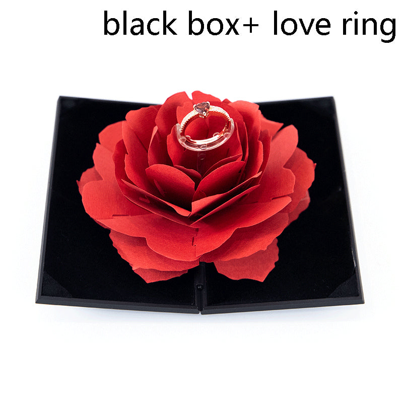 Heart-Shaped Rose Ring Box - Mystery Gadgets heart-shaped-rose-ring-box, Gift