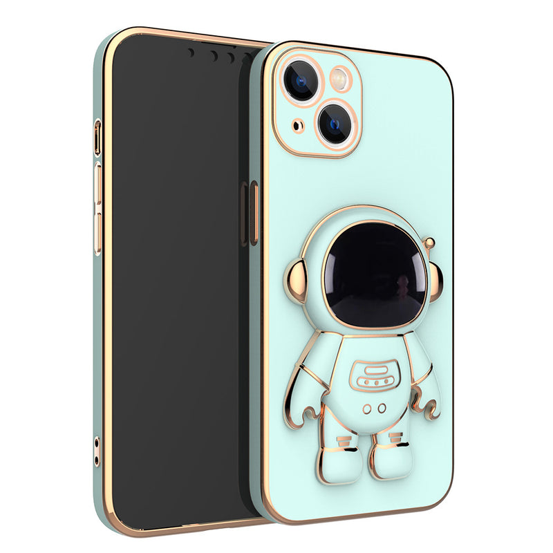 Electroplated Astronaut Folding Stand Phone Case - Mystery Gadgets electroplated-astronaut-folding-stand-phone-case, Phone Case