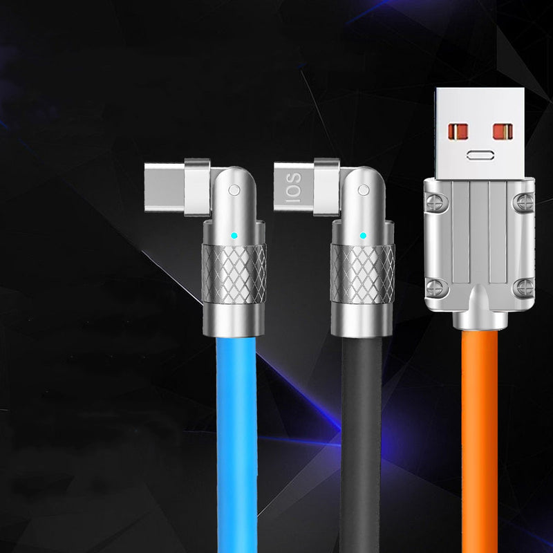Rotatable Fast Charge Data Cable - Mystery Gadgets rotatable-fast-charge-data-cable, Mobile & Accessories