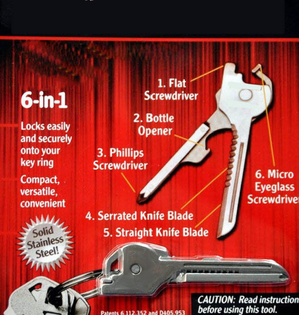 Multi-Function Key - Mystery Gadgets multi-function-key, Tool