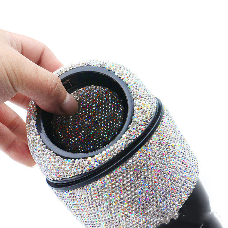 Diamond Studded Car Trash Can - Mystery Gadgets diamond-studded-car-trash-can, Car Accessories