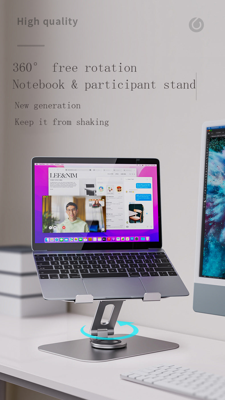 Rotatable Aluminum Alloy Laptop Stand - Mystery Gadgets rotatable-aluminum-alloy-laptop-stand, Laptop Stand