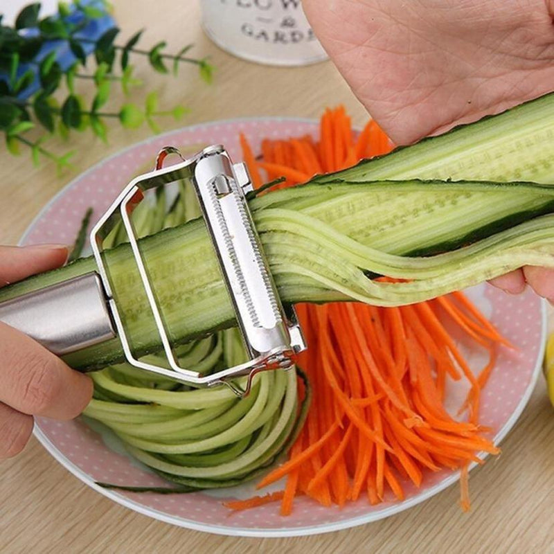 1pc Green Multi-functional Rolling Vegetable Slicer, Handheld Kitchen  Shredder, Potato Slicer, Vegetable Julienne Slicer, Handheld Vegetable  Chopper